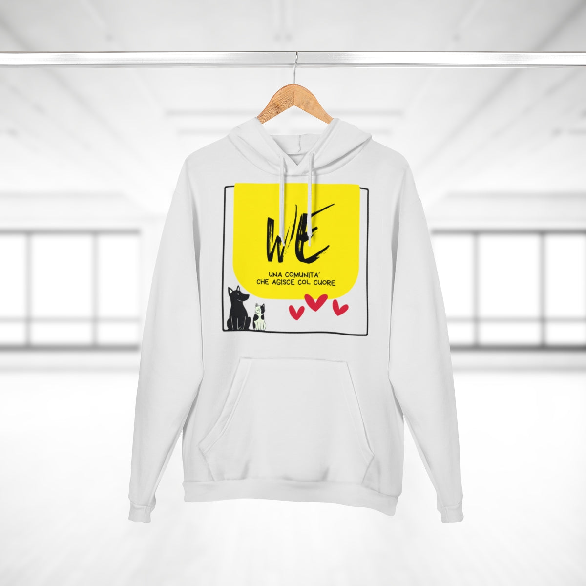 Felpa con Cappuccio Unisex