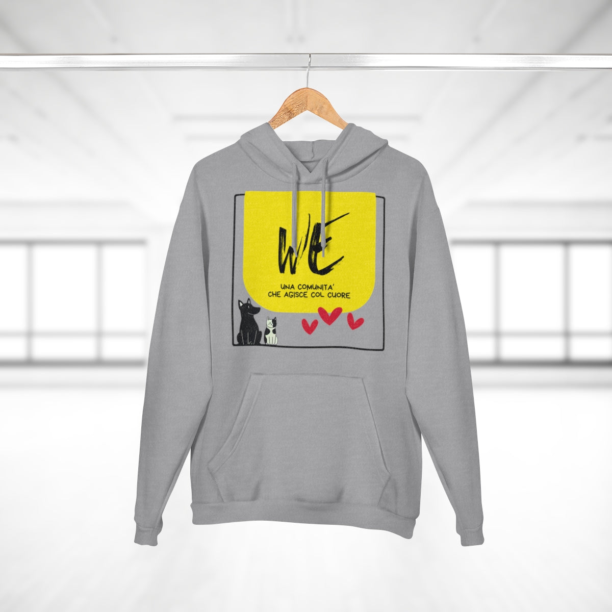 Felpa con Cappuccio Unisex