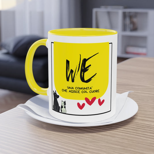 Tazza a due colori o bianca